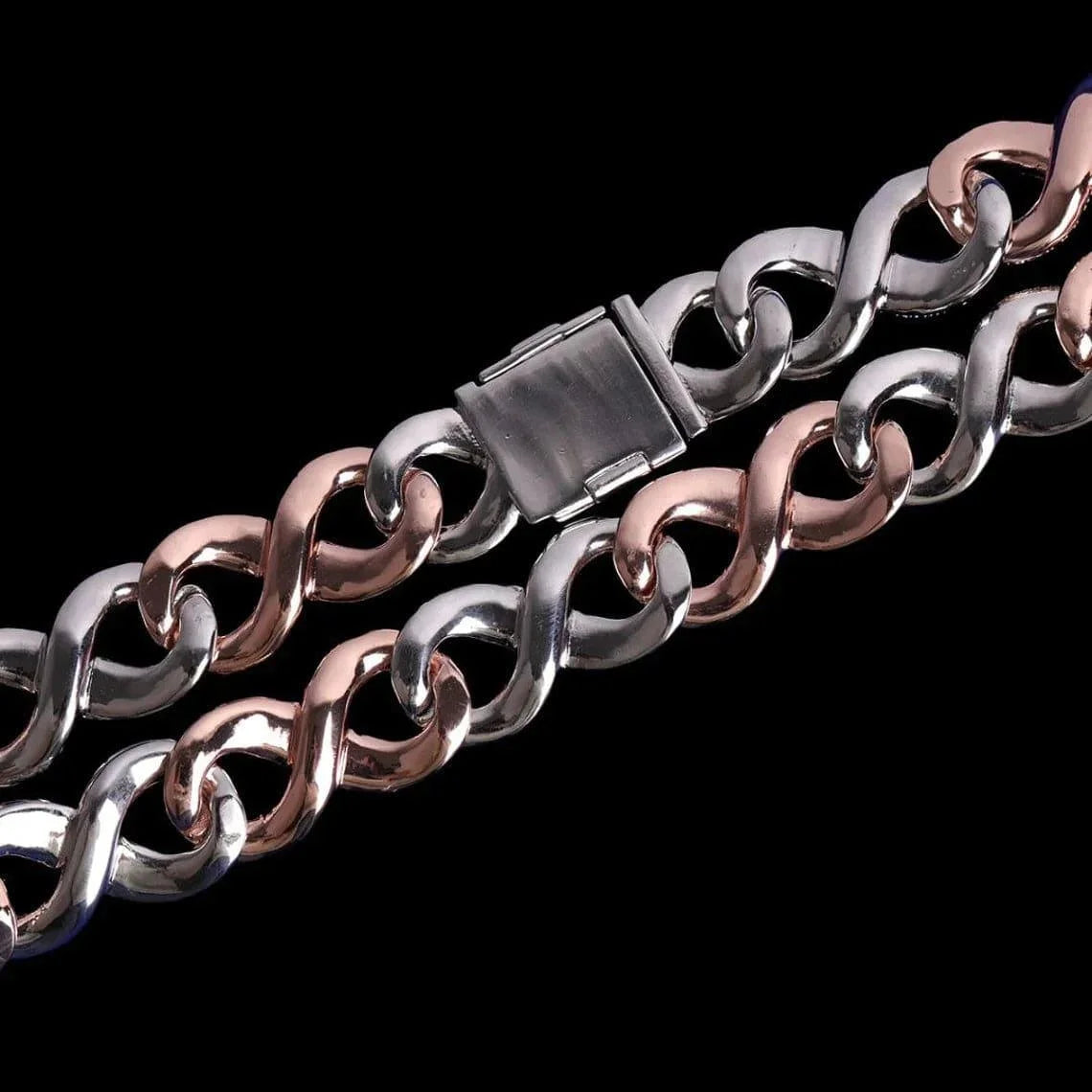 Luxury 16mm Men's Rhodium Plated Moissanite Hip Hop Chain Necklace 2 Row Prong Iced Out in 14K White Rose Gold Rapper Jewelry