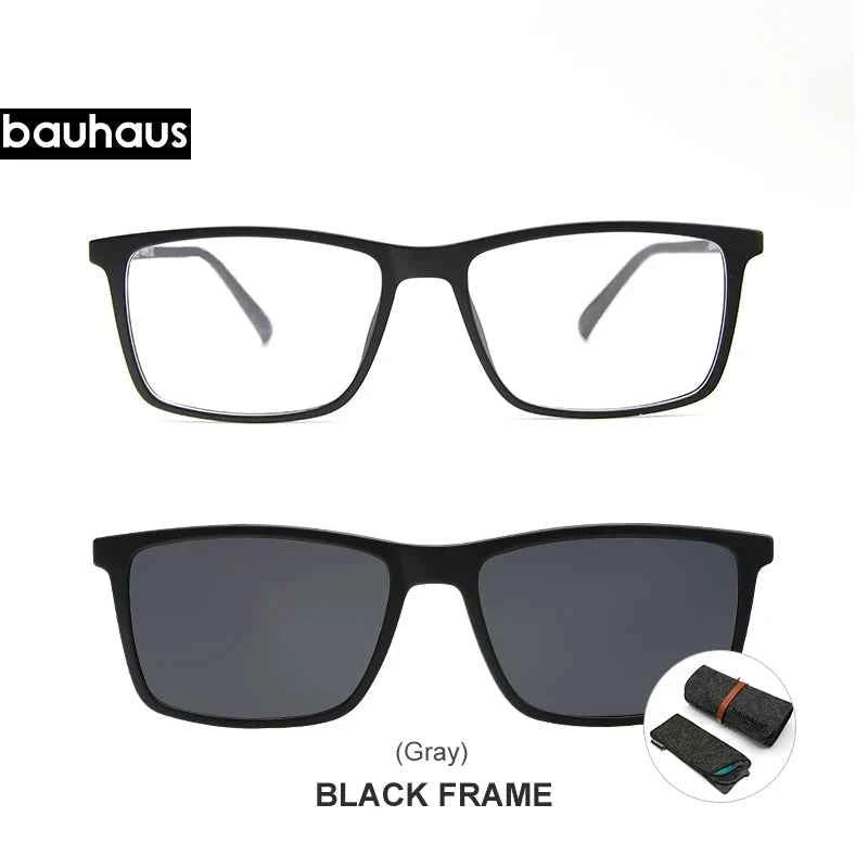 3174 Magnet Sunglasses Clip Mirrored Clip on Magnetic Sunglasses Clip on Glasses Men Polarized Clip Custom Prescription Myopia