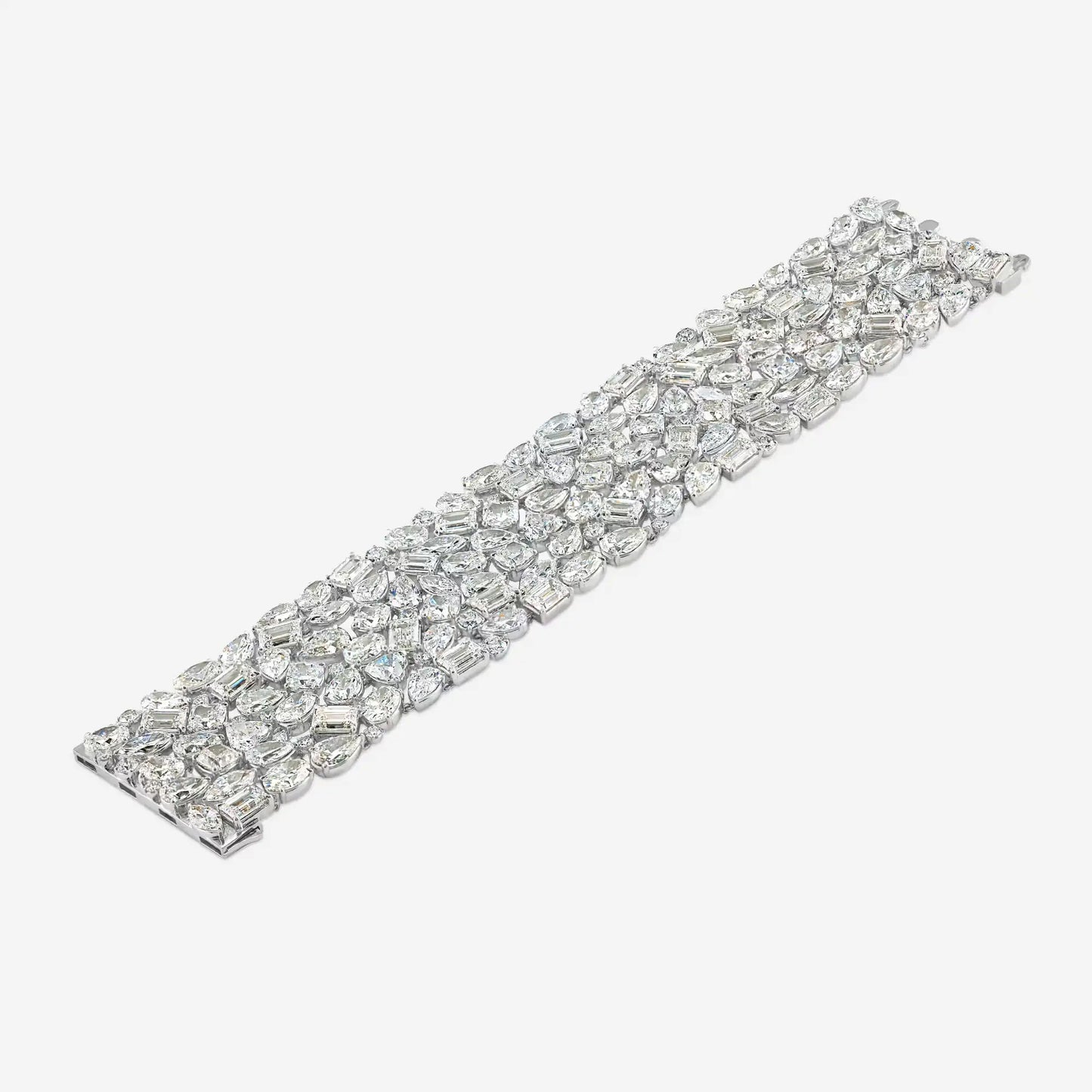 Eye Catching Luxury High Jewelry With IGI Certified Lab Diamonds Studded Fashionable Trendy Gold Bracelets For Wedding Gift ODM