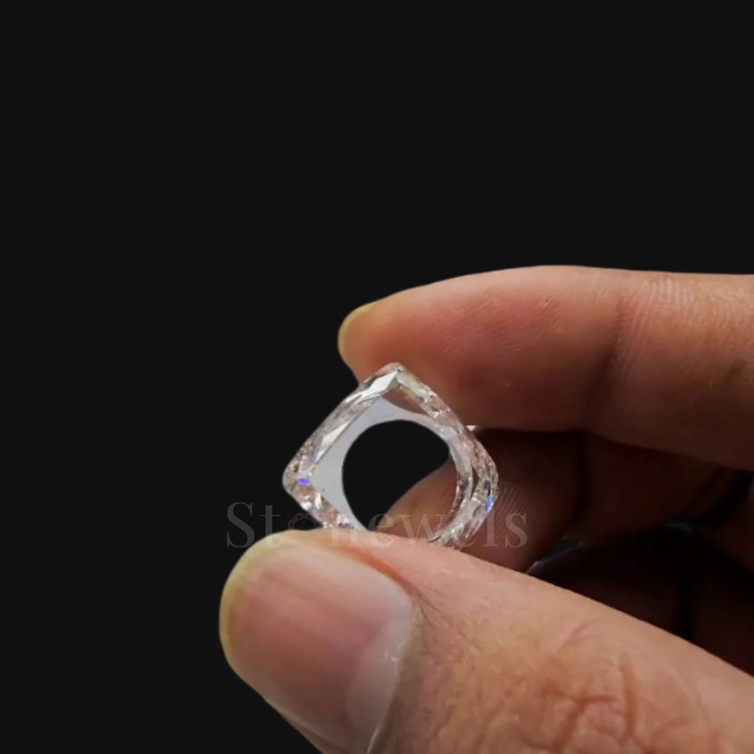 IGI Certificate CVD/HPHT 10ct-25ct DEF Color VVS/VS Solid Diamond Ring Cut Loose made out of Lab Grown Diamonds Lab Cultivated