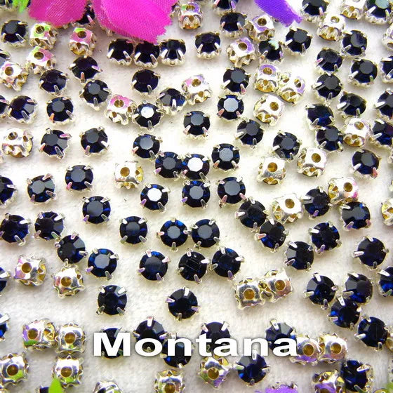 Colorful glass crystal Silver claw setting 3mm 4mm  5mm 6mm 7mm 8mm nice colors Sew on rhinestone beads bags wedding dress diy