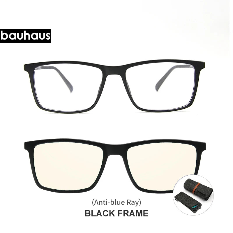3174 Magnet Sunglasses Clip Mirrored Clip on Magnetic Sunglasses Clip on Glasses Men Polarized Clip Custom Prescription Myopia